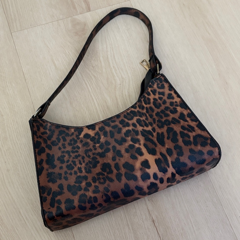 Leopard Print Shoulder Bag